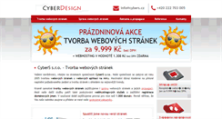 Desktop Screenshot of cyberdesign.cz